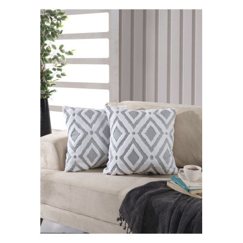 Bohem Punch 2 Li Grey Dekoratif Kırlent Kılıfı Yastık Kılıfı 44x44 Cm Bohem Punch 2 Li Grey Dekoratif Kırlent Kılıfı Yastık Kılıfı 44x44 Cm