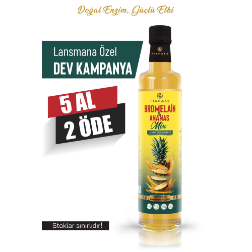 Bromelain & Ananas Içeren Detox Mix Şurubu Bromelain & Ananas Içeren Detox Mix Şurubu
