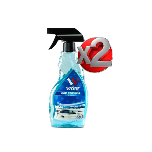 Buz Çözücü Sprey 500 ml X 2 Adet Oto Cam Buz Çözücü & Buzlanma Önleyici Buz Çözücü Sprey 500 ml X 2 Adet Oto Cam Buz Çözücü & Buzlanma Önleyici