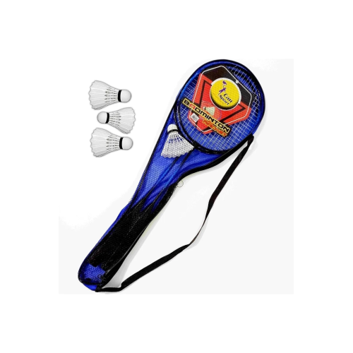Çantalı Bedminton Seti 2 Raket 3 Top Badminton Seti Mavi Renk Çantalı Bedminton Seti 2 Raket 3 Top Badminton Seti Mavi Renk