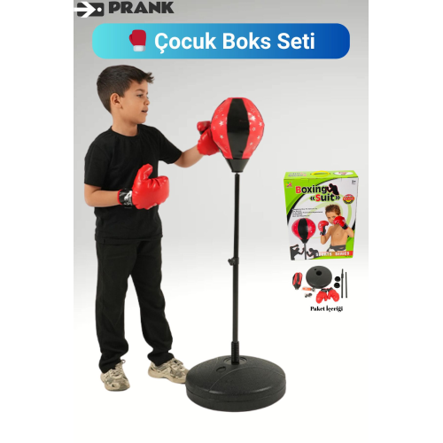Çocuk Boks Seti | Yaylı Boks Torbası 90 124 cm Ayarlanabilir | Eldiven Dahil | 3 Yaş ve Üzeri Çocuk Boks Seti | Yaylı Boks Torbası 90 124 cm Ayarlanabilir | Eldiven Dahil | 3 Yaş ve Üzeri