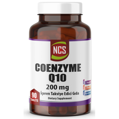 Coenzyme Q-10 200 Mg Resveratrol Hyaluronic Acid Karabibe 90 Tablet