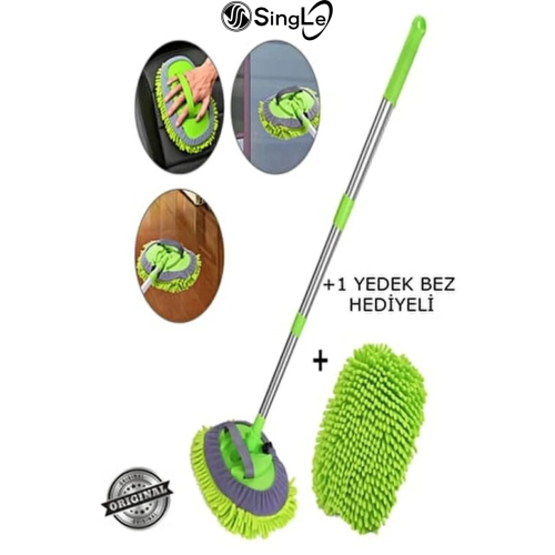 Çok Fonksiyonlu 2 In 1 Mikrofiber Araba Yıkama Fırçası Teleskopik Uzun Saplı Detay Fırçası Oto Mopu Çok Fonksiyonlu 2 In 1 Mikrofiber Araba Yıkama Fırçası Teleskopik Uzun Saplı Detay Fırçası Oto Mopu