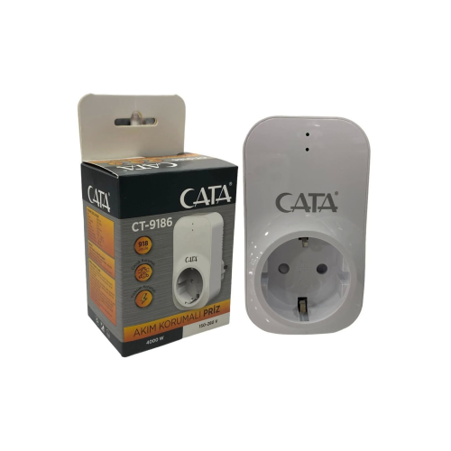 Ct-9186 Tekli Akım Korumalı Priz Ct-9186 Tekli Akım Korumalı Priz