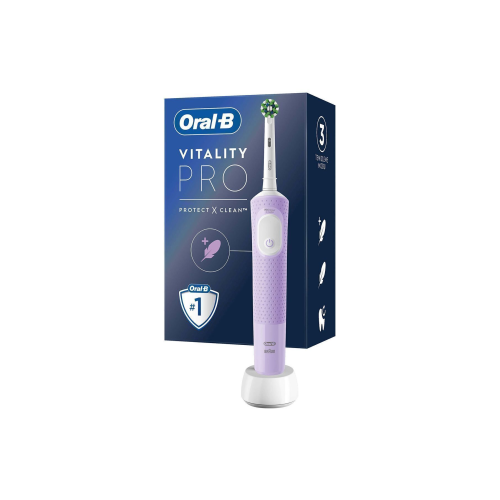 D103 Vitality Pro Cross Action Şarjlı Diş Fırçası - Lila