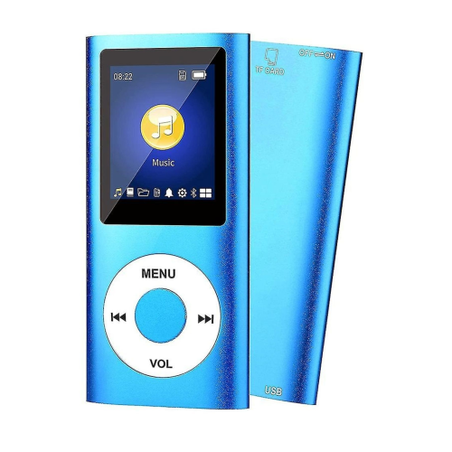 Digital Renkli Ekranlı Hafıza Kartı Girişli Metal Mavi Mp3 Mp4 Çalar Digital Renkli Ekranlı Hafıza Kartı Girişli Metal Mavi Mp3 Mp4 Çalar