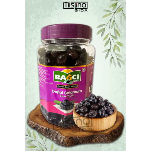 Doğal Salamura Siyah Zeytin 700 gram