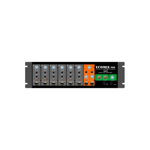 ECOMİX 300 EKO REVERP 6 KANAL 300 WATT MONO SESLENDİRME ANFİSİ