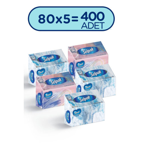 ® El Ve Yüz Havlusu 5'li 400 Yaprak Kutulu ® El Ve Yüz Havlusu 5'li 400 Yaprak Kutulu