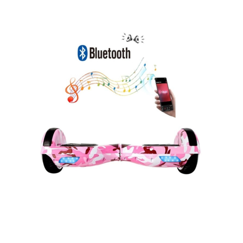 Elektrikli Kaykay Hoverboard Bluetooth Hoparlörlü 6.5 İnç Grafiti D05