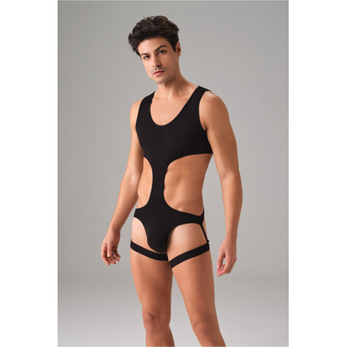 Erkek Fantezi Jartiyer Detaylı String Body 3043 Erkek Fantezi Jartiyer Detaylı String Body 3043