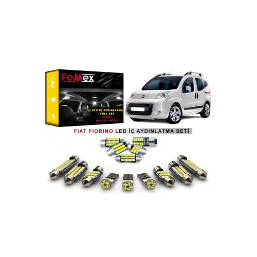 Fiat Fiorino Model Için Led Iç Aydınlatma Ampul Seti Parlak Beyaz
