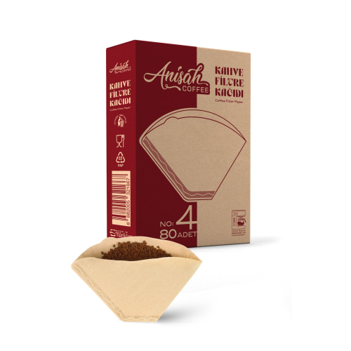 Filtre Kahve Kağıdı 4 Numara (80 Adet) | Kokusuz | Kimyasalsız | Doğa Dostu | Yırtılmaz Filtre Kahve Kağıdı 4 Numara (80 Adet) | Kokusuz | Kimyasalsız | Doğa Dostu | Yırtılmaz