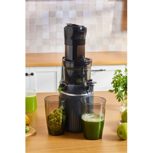 Fresh Press Slow Juicer Yavaş Sıkım Katı Meyve Sıkacağı Antrasit Fresh Press Slow Juicer Yavaş Sıkım Katı Meyve Sıkacağı Antrasit