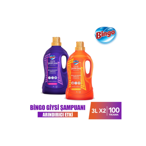 Giysi Şampuanı Karma Paket 3l 2'li
