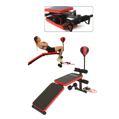 Gym Bench Fitness Ağırlık Sehpası - Katlanabilir Mekik Aleti ve Boks Topu - Tüm Vücut Egzersiz Aleti Gym Bench Fitness Ağırlık Sehpası - Katlanabilir Mekik Aleti ve Boks Topu - Tüm Vücut Egzersiz Aleti