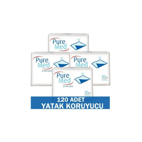 Hasta Altı Bezi Serme Yatak Koruyucu 60x90 30'lu * 4 Paket