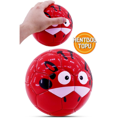 Hentbol Topu Renkli Parlak Katman Çocuk Mini Futbol Topu No:1 İç Mekan Minik Top