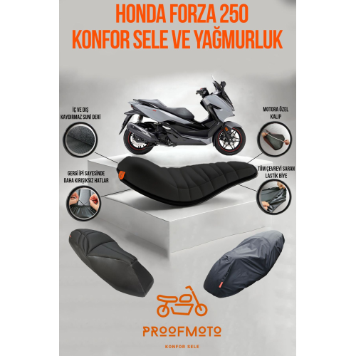 Honda Forza 250 Konfor Sele Ve Yağmurluk Kılıf Honda Forza 250 Konfor Sele Ve Yağmurluk Kılıf