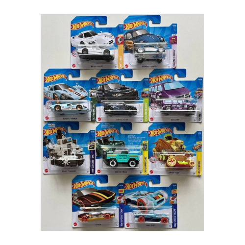 Hotwheels 10'lu Başlangıç Seti - Onlu Farklı Model Araba