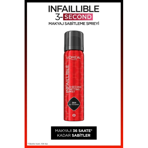 Infaillible 3-Second Makyaj Sabitleme Spreyi – Setting Spray Infaillible 3-Second Makyaj Sabitleme Spreyi – Setting Spray