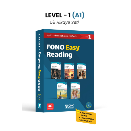 İngilizce Hikaye Seti - Level 1 - A1 Seviye (5 Kitap - KUTULU) İngilizce Hikaye Seti - Level 1 - A1 Seviye (5 Kitap - KUTULU)