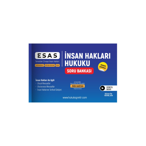 insan hakları hukuku soru bankası kitabı kaymakamlık - misyon koruma - paem komiser yardımcılığı