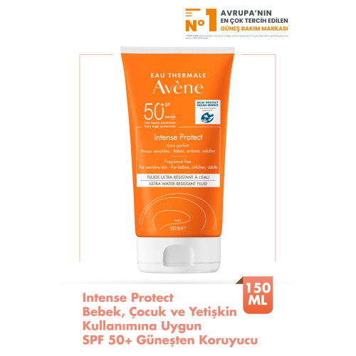 Intense Protect SPF 50+ Bebek, Çocuk ve Yetişkinler için Yüksek Korumalı Güneş Kremi 150 ml