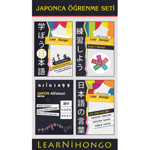 Japonca Öğrenme Seti Japonca Öğrenme Seti
