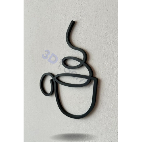 Kahve Köşesi Dekorasyon Ürünü Yapışkanlı 18 cm Kahve Köşesi Dekorasyon Ürünü Yapışkanlı 18 cm