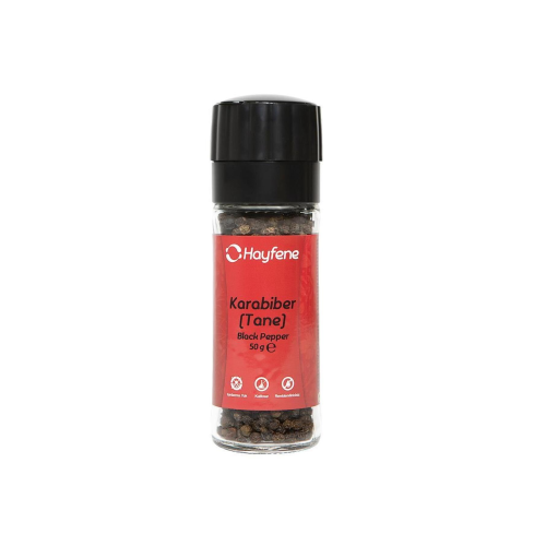 Karabiber Tane 50 gr ( Değirmen Kapaklı ) Karabiber Tane 50 gr ( Değirmen Kapaklı )