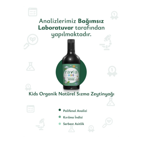 Kids Yüksek Polifenollü Organik Naturel Sızma Zeytinyağı - 500ml Kids Yüksek Polifenollü Organik Naturel Sızma Zeytinyağı - 500ml