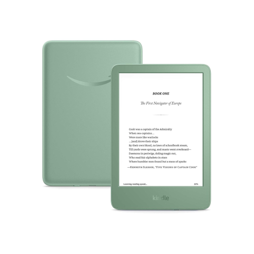 Kindle Basic (2024) 11.Nesil 16 GB E Kitap Okuyucu 6” Reklamsız Matcha Kindle Basic (2024) 11.Nesil 16 GB E Kitap Okuyucu 6” Reklamsız Matcha
