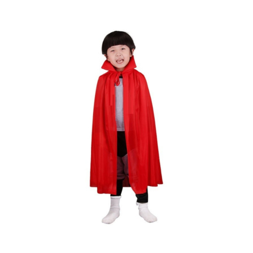 Kırmızı Renk Yakalı Pelerin Çocuk Boy 90 cm Kırmızı Renk Yakalı Pelerin Çocuk Boy 90 cm