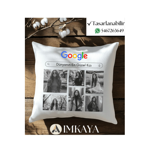 Kişiye Özel Tasarlanabilir Yastık 40x40cm ( Özel Gün Hediyeleri ) (FOTOĞRAF BASKILI)