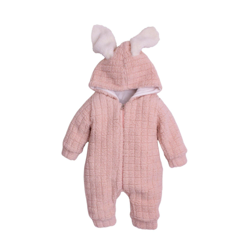Kışlık Tatlı Peluş Pamuklu Tavşan Kulaklı Kapüşonlu Bebek Çocuk Welsoft Tulum Kışlık Tatlı Peluş Pamuklu Tavşan Kulaklı Kapüşonlu Bebek Çocuk Welsoft Tulum