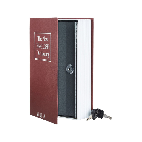 Kitap Görünümlü Gizli Kasa Kırmızı