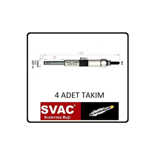 Kızdırma Bujisi Accent Elantra Getz Santa Fe Tucson 1.5-2.0d- 4 Ad. Takım Sv049 Oem No: 36710-2700 Kızdırma Bujisi Accent Elantra Getz Santa Fe Tucson 1.5-2.0d- 4 Ad. Takım Sv049 Oem No: 36710-2700