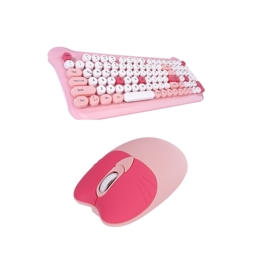 Klavye Mouse Seti Pembe Km-6244 Bunny Renkli Tuşlu Pembe 2.4 Ghz Bt Kablosuz Q Multimedia Klavye Mouse Seti Pembe Km-6244 Bunny Renkli Tuşlu Pembe 2.4 Ghz Bt Kablosuz Q Multimedia