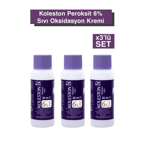 Koleston Sıvı Peroksit %6 X 3 Adet