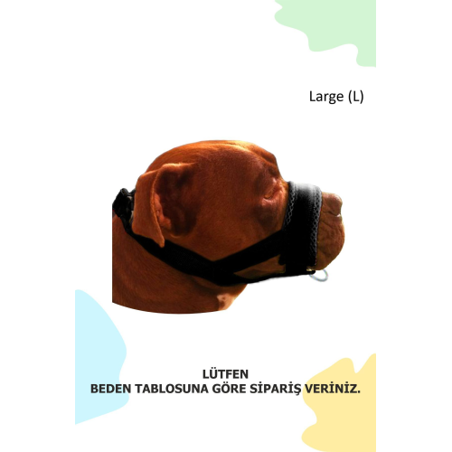 Köpek Ağızlığı Large Siyah Büyük Irk Köpek Ağızlığı Large Siyah Büyük Irk