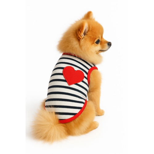 Küçük Irk Heart Kedi Atleti & Köpek Atleti Köpek Kıyafeti (1 Kg -10 Kg ) Küçük Irk Heart Kedi Atleti & Köpek Atleti Köpek Kıyafeti (1 Kg -10 Kg )