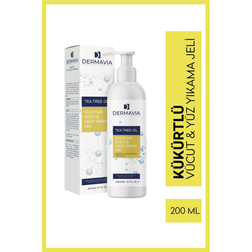 Kükürtlü Yüz Ve Vücut Yıkama Jeli 200 ml Uyuz, Akne & Egzamaya Karşı Etkili Anti Baktiriyel