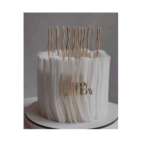 Kullanıma Hazır Yenilebilir Kesilmiş Şerit Pasta Kağıt Ölçü 3*21 24 Ad Waferpaper