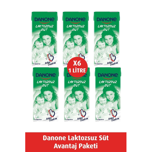 Laktozsuz Süt 6X1 L