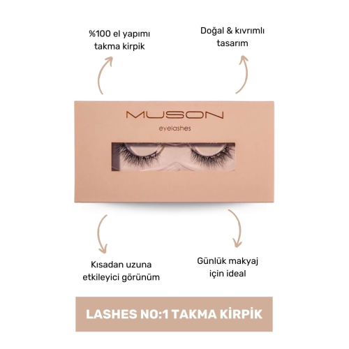Lashes No:1 Takma Kirpik Lashes No:1 Takma Kirpik