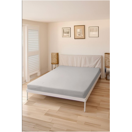 Lastikli Pamuk Penye Çarşaf Gri 180x200 Littlekingsize Lastikli Pamuk Penye Çarşaf Gri 180x200 Littlekingsize