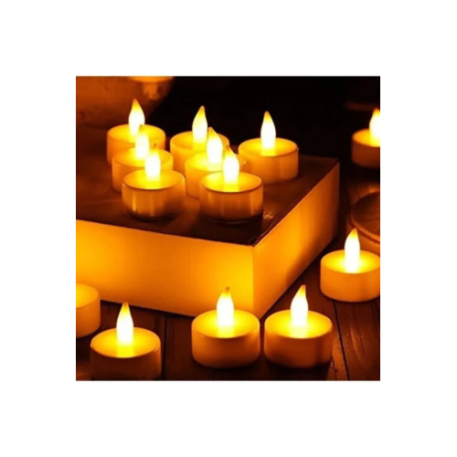 Ledli Mum Tealight Işıklı Dumansız Alevli Sarı Pilli Led Mum 1 Adet Pil Dahil Ledli Mum Tealight Işıklı Dumansız Alevli Sarı Pilli Led Mum 1 Adet Pil Dahil