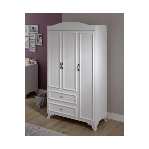 Lisa 3 Kapaklı Dolap Beyaz %100 Mdf Lisa 3 Kapaklı Dolap Beyaz %100 Mdf