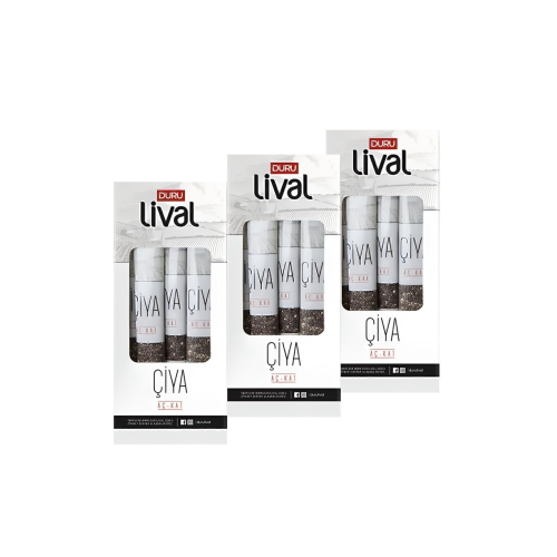 Lival Chia Aç Kat Kutu (8 G X 10 Adet) X 3 Paket